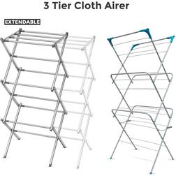 Crystals 3 Tier Winged Clothes Airer