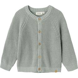 Lil'Atelier Organic NMNEmlen cardigan Grøn år/104