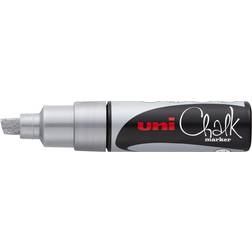 Uni Chalk Marker Silver 8mm