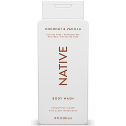 Native Coconut & Vanilla Body Wash 36fl oz