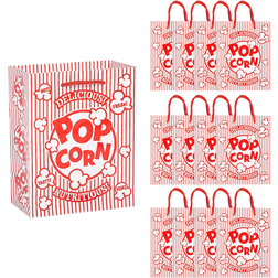 Fun Express Gift Bags Small Popcorn Box Red/White 12pcs