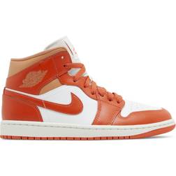 Nike Air Jordan 1 Mid W - Summit White/Amber Brown/Cosmic Clay