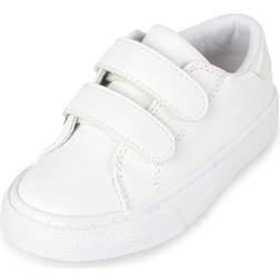 The Children's Place Toddler Girls Sneakers 5T White 100% Faux