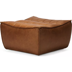 Ethnicraft N701 Brown Foot Stool 17"