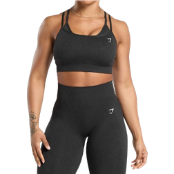 Gymshark Adapt Fleck Seamless Sports Bra - Mineral Black