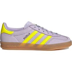 adidas Gazelle Indoor W - Silver Dawn/Solar Yellow/Gum