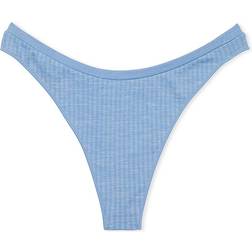 PINK Seamless High-Leg Thong Panty - Regatta Blue