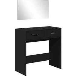 vidaXL 840703 Black Toiletbord 39x80cm