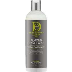 Design Essentials Moisturizing & Detangling Sulfate-Free Almond & Avocado Shampoo 365g