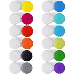 Vycowb Colorful Contact Lens Case 12-pack