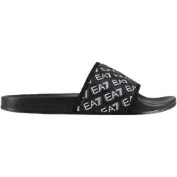 EA7 Multi Logo Slide - Black/White