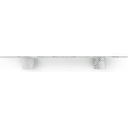 Normann Copenhagen Stone White Marble Mensole da Parete 120cm