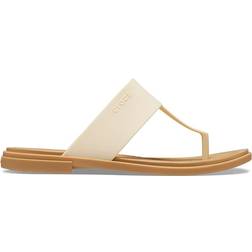 Crocs Women's Tulum Flip - Vanilla