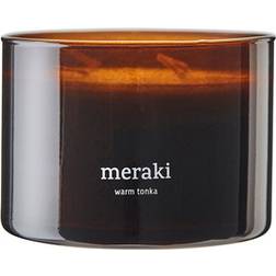 Meraki Warm Tonka Brown Scented Candle