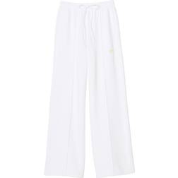 PINK Ivy Fleece Wide-Leg Sweatpants - White/Ivory