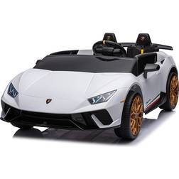 King Toys 2024 Officially Licensed 24V Lamborghini Huracan 4×4 Complete Edition 2 Seater Kids Ride-On Cars