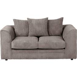 Luxury Life Dylan Jumbo Cord Grey Sofa 166cm 2 Seater