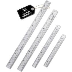 Mr. Pen Steel Rulers 4-pack