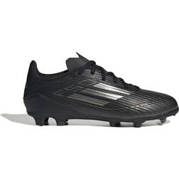 Adidas Junior F50 League FG/MG - Black/Iron Metallic/Gold Metallic