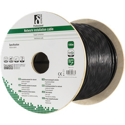 Deltaco TP-49B U/FTP Cat6a 500Mhz 23AWG 100m