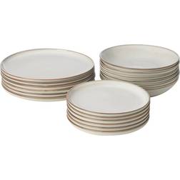 IKEA Gladelig Grey Tallriksset 18st