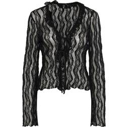 Pieces Ally Blouse - Black