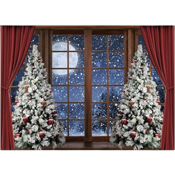 YOOOOOOOY Christmas Tree Window MoonPhotography Background