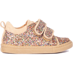 Angulus Flat Sneakers With Velcro - Rosa