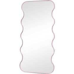 Melody Maison Full Length Wave Pink Wall Mirror 80x163cm