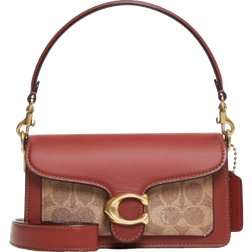 Coach Tabby Shoulder Bag 20 In Signature Canvas - Brass/Tan/Rust