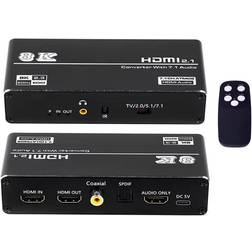 Nordic SGM-235 HDMI 2.1 - 2xHDMI 2.1/Optical/Coaxial/3.5mm F-F
