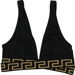 Versace Bikini Top Beachwear Nero-Donna