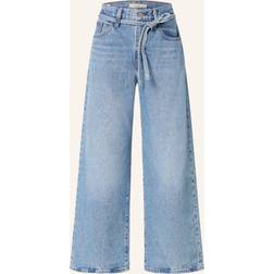 Levi's XL Straight Thanks Friend Dam Wide Jeans - Blå