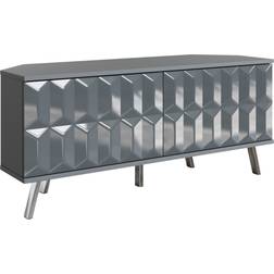 Frank Olsen Elevate 2 Door Corner Unit Grey TV Bench 120.7x52.7cm