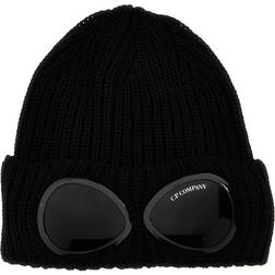 C.P. Company Men's Wool Goggle Beanie - Black