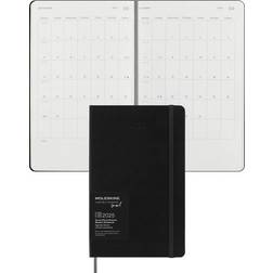 Moleskine 12M M+ Digital Planner Weekly Note 2025 Large Black
