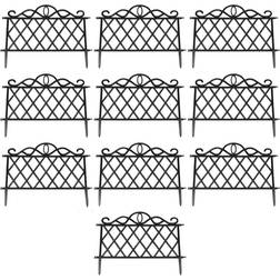 Selections Set Of 10 Lawn Edging Lattice Panels 45Cm X
