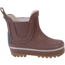 Mikk-Line Kid's Wellies with Glitter - Nutmeg