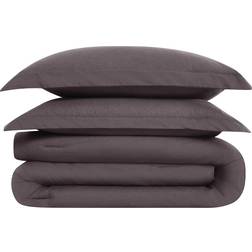 Brooklyn Loom Flax Linen Bedspread Gray (233.7x228.6cm)
