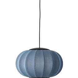 Made by Hand Knit-Wit Oval Blue Stone Pendant Lamp ∅ 45cm