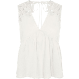 Vero Moda Noa Top - White/Snow White