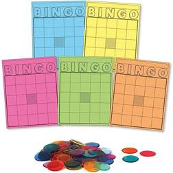 Hygloss Classroom Bingo Set, 50 cards & 1000 chips