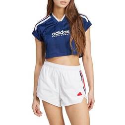 Adidas Tiro 3-Stripes Crop T-Shirt