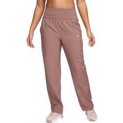 Nike Dri-FIT One Women's Ultra High-Waisted Pants - Smokey Mauve/White