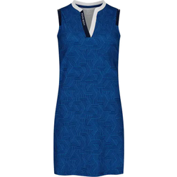 Röhnisch Abby Sleeveless Dress - Hexagon Blue