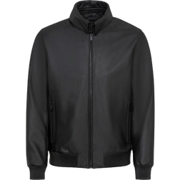 Porsche Design Convertible Leather Jacket - Jet Black