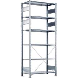Boltless Starting Section Silver Reolsystem 100x250cm