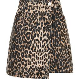 Neo Noir Kendra Skirt - Leopard