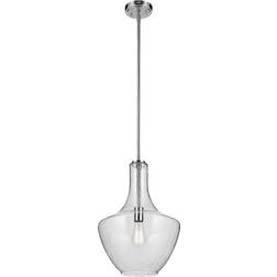 Kichler Everly Chrome/Clear Pendant Lamp 14"