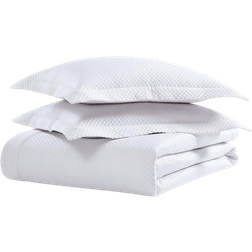 Pure Parima Super Soft Diamond Bedspread White (274.3x243.8)